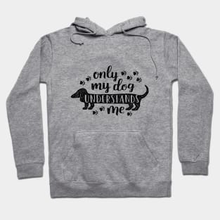 Only My Dog Understands Me T-Shirt Hoodie